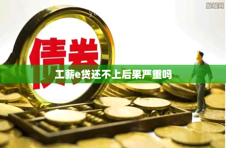 工薪e贷还不上后果严重吗