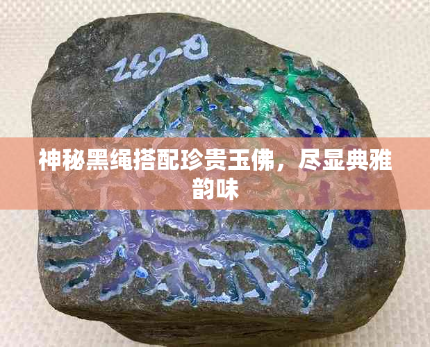 神秘黑绳搭配珍贵玉佛，尽显典雅韵味