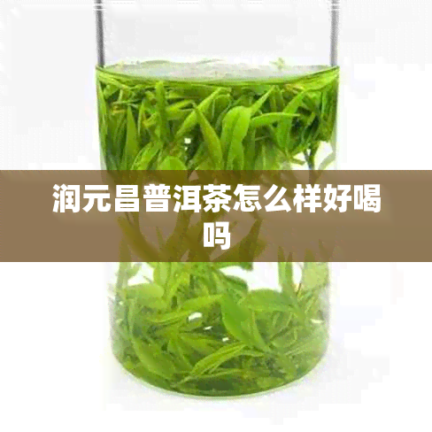 润元昌普洱茶怎么样好喝吗 润元昌普洱茶怎么样好喝吗