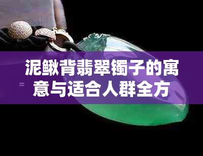 泥鳅背翡翠镯子的寓意与适合人群全方位解析