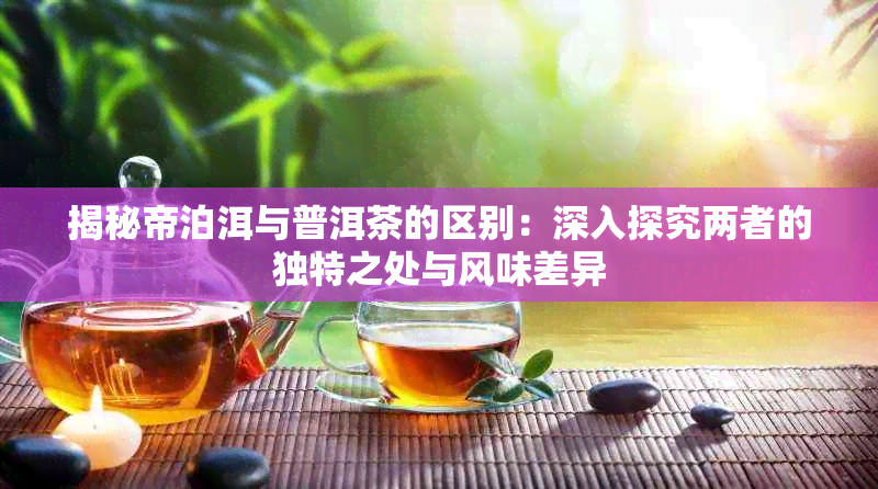揭秘帝泊洱与普洱茶的区别:深入探究两者的独特之处与风味差异