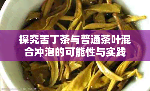 探究苦丁茶与普通茶叶混合冲泡的可能性与实践