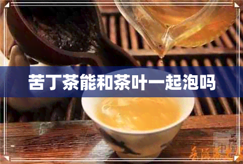 苦丁茶能和茶叶一起泡吗 苦丁茶能和茶叶一起泡吗