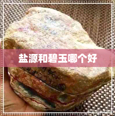 盐源和碧玉哪个好 盐源和碧玉哪个好