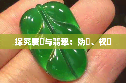 探究寰堝与翡翠:妫夊、杈冨
