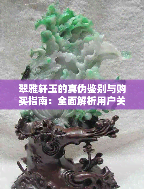 翠雅轩玉的真伪鉴别与购买指南:全面解析用户关注问题
