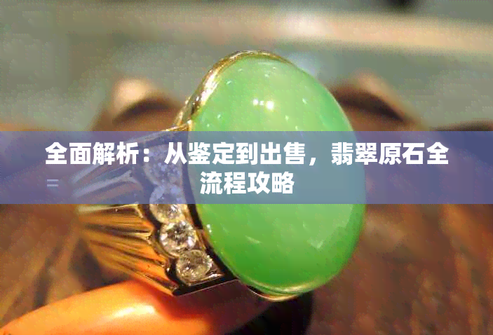 全面解析：从鉴定到出售，翡翠原石全流程攻略