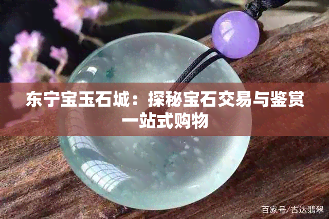 东宁宝玉石城:探秘宝石交易与鉴赏一站式购物