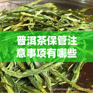 普洱茶保管注意事项有哪些呢