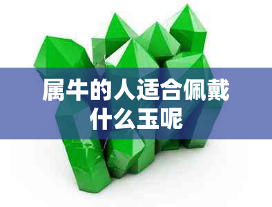 属牛的人适合佩戴什么玉呢