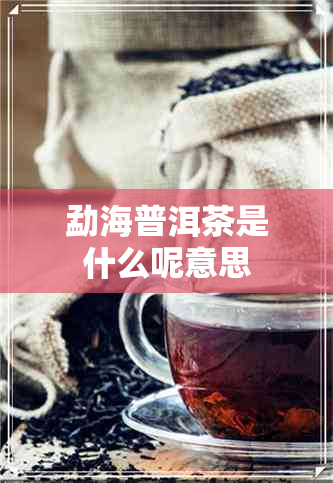 勐海普洱茶是什么呢意思 勐海普洱茶是什么呢意思