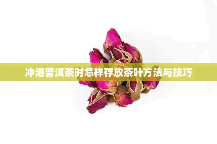 冲泡普洱茶时怎样存放茶叶方法与技巧