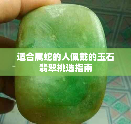 适合属蛇的人佩戴的玉石翡翠挑选指南