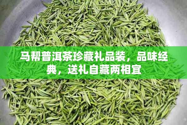 马帮普洱茶珍藏礼品装,品味经典,送礼自藏两相宜