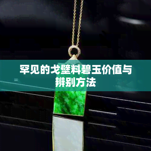 罕见的戈壁料碧玉价值与辨别方法