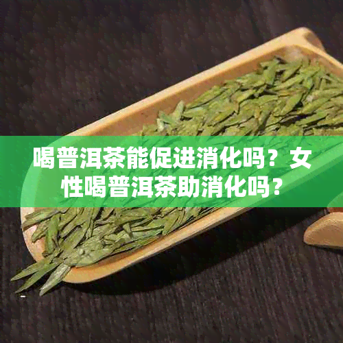 喝普洱茶能促进消化吗?女性喝普洱茶助消化吗?