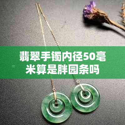 翡翠手镯内径50毫米算是胖园条吗