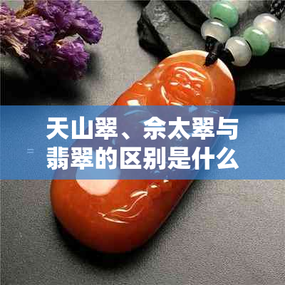 天山翠、佘太翠与翡翠的区别是什么?全面解读相似玉石的差异