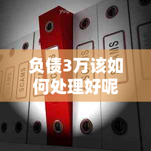 负债3万该如何处理好呢