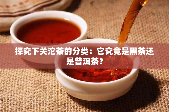 探究下关沱茶的分类：它究竟是黑茶还是普洱茶？