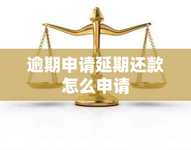 逾期申请延期还款怎么申请