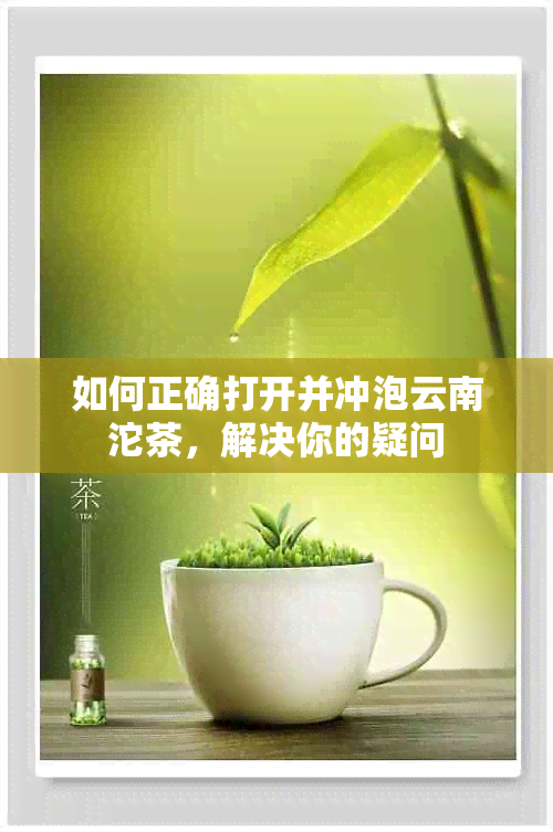 如何正确打开并冲泡云南沱茶，解决你的疑问