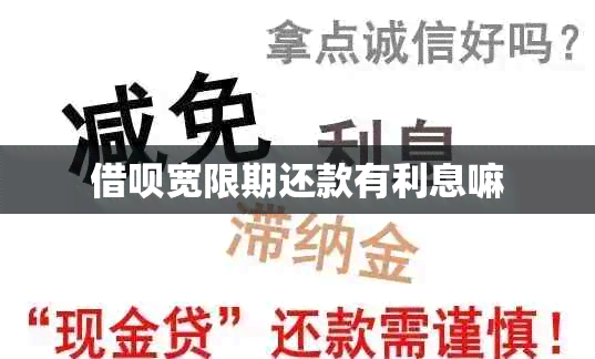 网贷宽限期还款有利息嘛