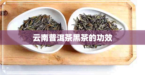 云南普洱茶黑茶的功效 云南普洱茶黑茶的功效