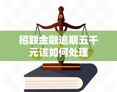 招联金融逾期五千元该如何处理