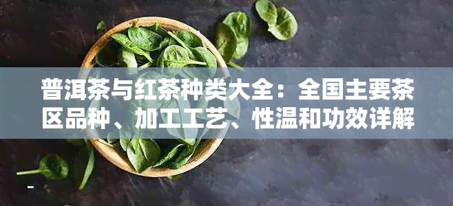 普洱茶与红茶种类大全：全国主要茶区品种、加工工艺、性温和功效详解