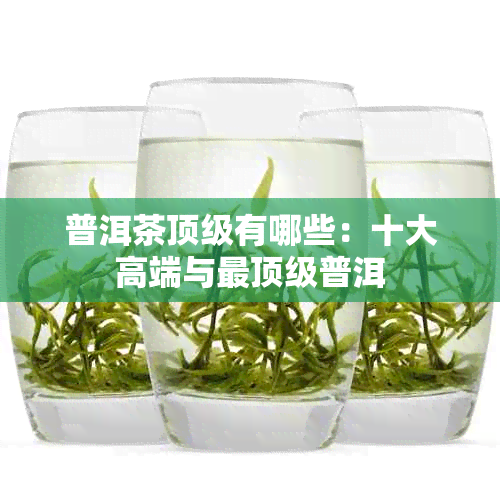 普洱茶顶级有哪些：十大高端与最顶级普洱
