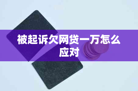 被起诉欠网贷一万怎么应对