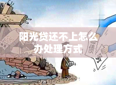 阳光贷还不上怎么办处理方式