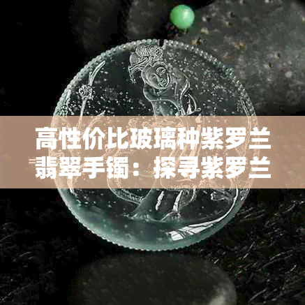 高性价比玻璃种紫罗兰翡翠手镯:探寻紫罗兰色泽与翡翠之美,价格透明