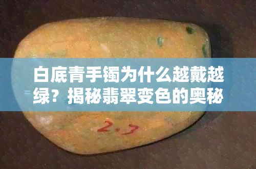 白底青手镯为什么越戴越绿？揭秘翡翠变色的奥秘与保养技巧
