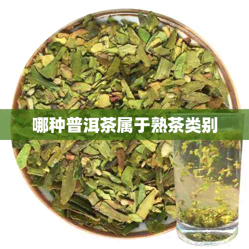 哪种普洱茶属于熟茶类别