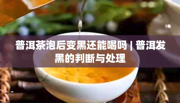 普洱茶泡后变黑还能喝吗 | 普洱发黑的判断与处理