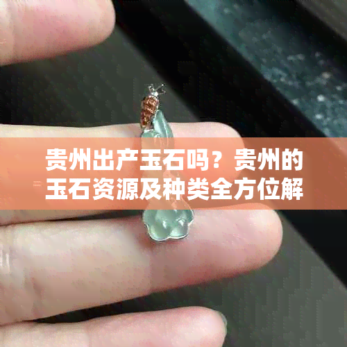 贵州出产玉石吗？贵州的玉石资源及种类全方位解读