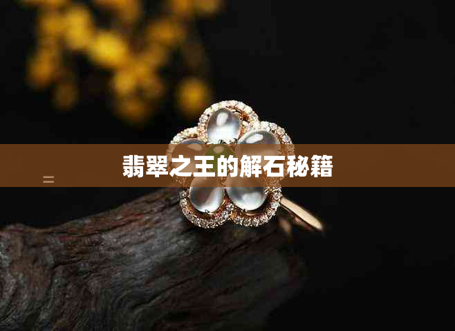 翡翠之王的解石秘籍
