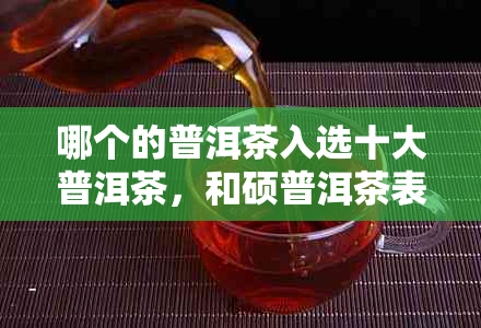 哪个的普洱茶入选十大普洱茶,和硕普洱茶表现如何?