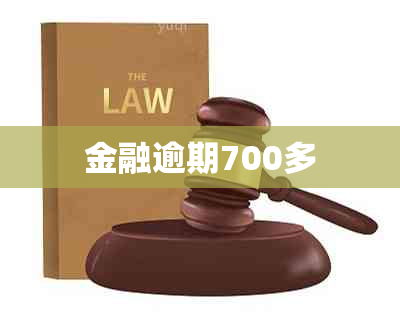 金融逾期700多
