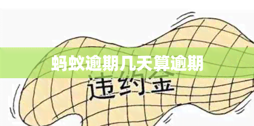 蚂蚁逾期几天算逾期